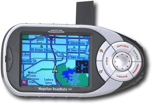 Front Standard. Magellan - RoadMate 360 WAAS-Enabled GPS Receiver w/Color Display and USB Port - Silver.