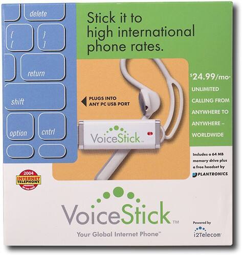 Front Standard. i2Telecom - VoiceStick USB VoIP Wireless Adapter.