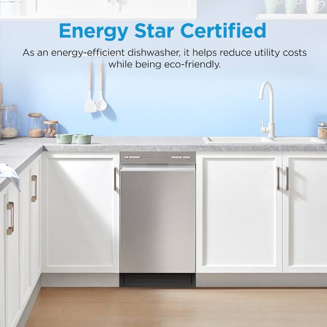 Energy Star Certified

As an energy-efficient dishwasher, it helps reduce utility costs while being eco-friendly.