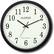 Front Standard. La Crosse Technology - 14" Atomic Analog Clock - Black.