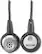 Front Large. Philips - Virtual Surround Sound Ear Bud Headphones - Black.