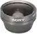 Front Standard. Sony - 0.6x Wide Conversion Lens for Handycam Camcorders.