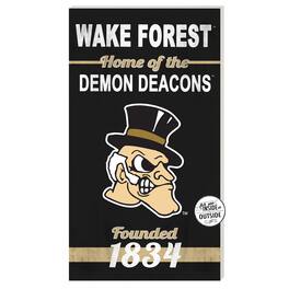 Jardine - Wake Forest Demon Deacons 11'' x 20'' Home Of The Sign - Black