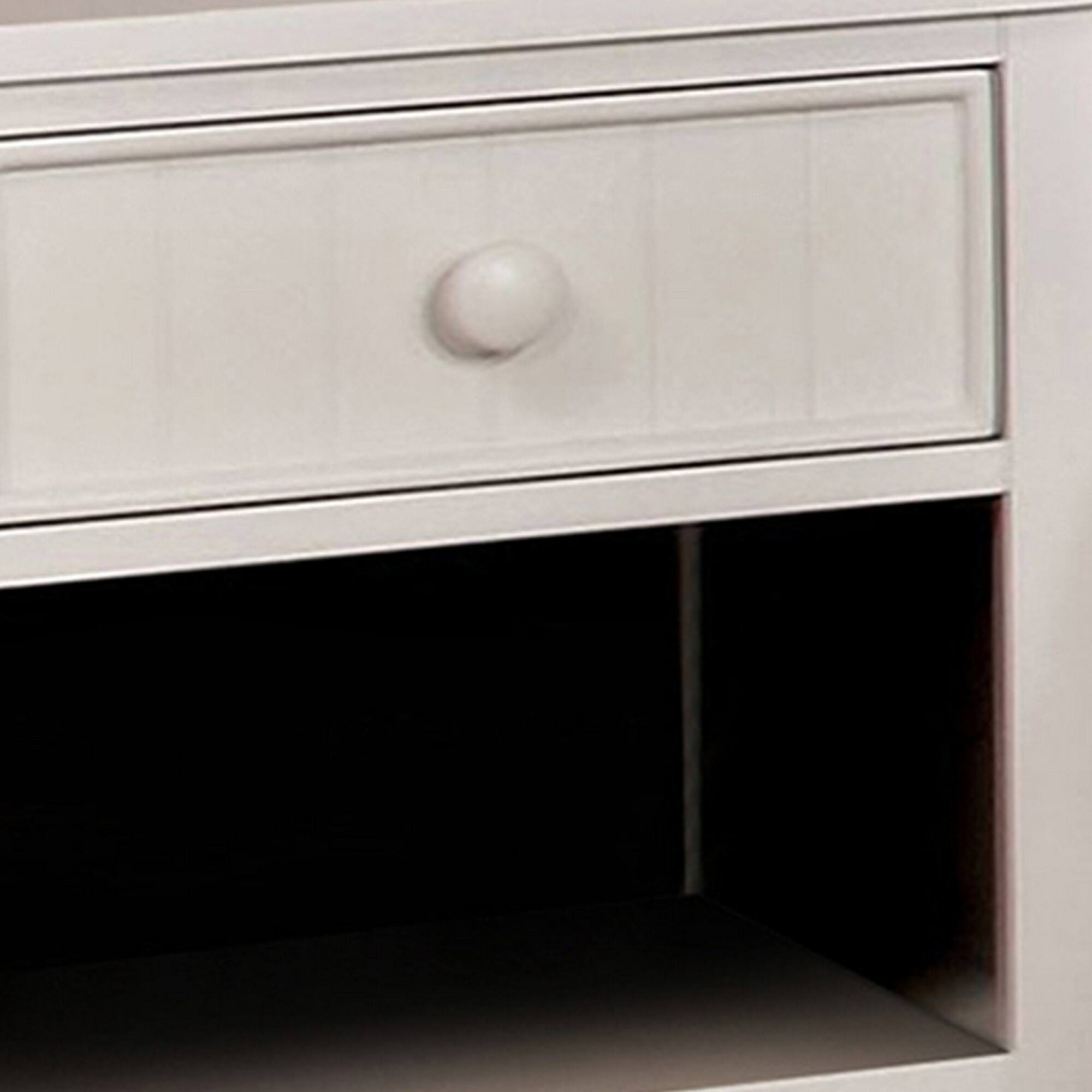 Alt View 2. Manhattan Lane - Omnus Wood Night Stand - White.