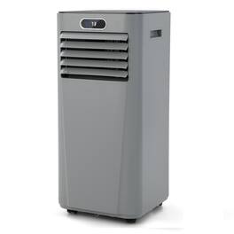 Gymax - 8000 BTU 3-in-1 Portable Air Conditioner ASHRAE AC Unit Air Cooler w/ 24H Timer - Gray