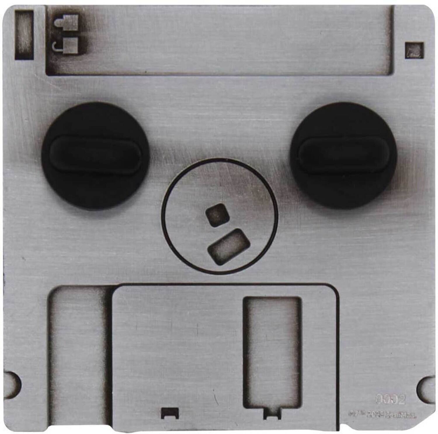 Alt View 1. PopMarket - DOOM - Limited Edition Pin Badge - Floppy Disk   - COLLECTIBLES - Multicolor.