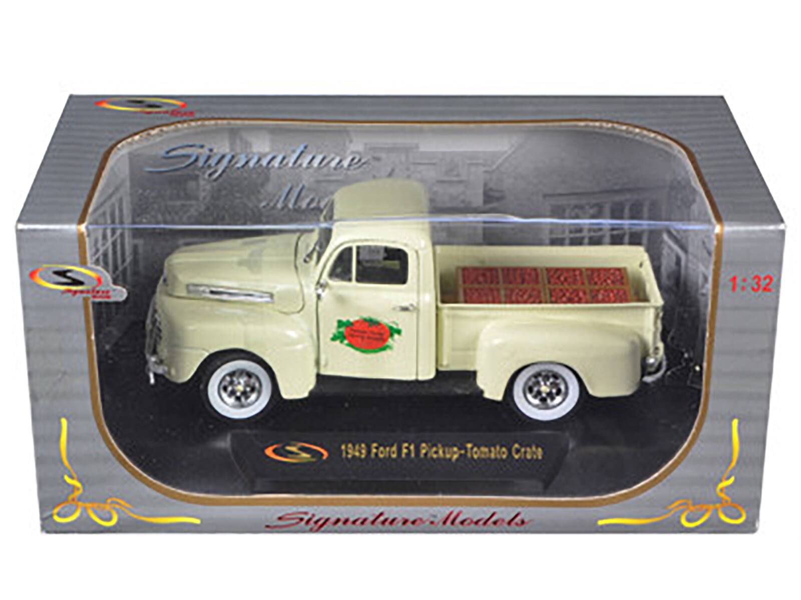 Signature Mlay 2 Man MUS KR 7RSR 1239 1:32 1949 Ford F1 Pickup-Tomato Crate Signature: Models