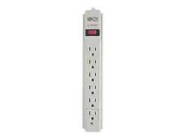 Tripp Lite - Protect It! 6-Outlet Surge Protector, 15' Cord - Gray/Silver