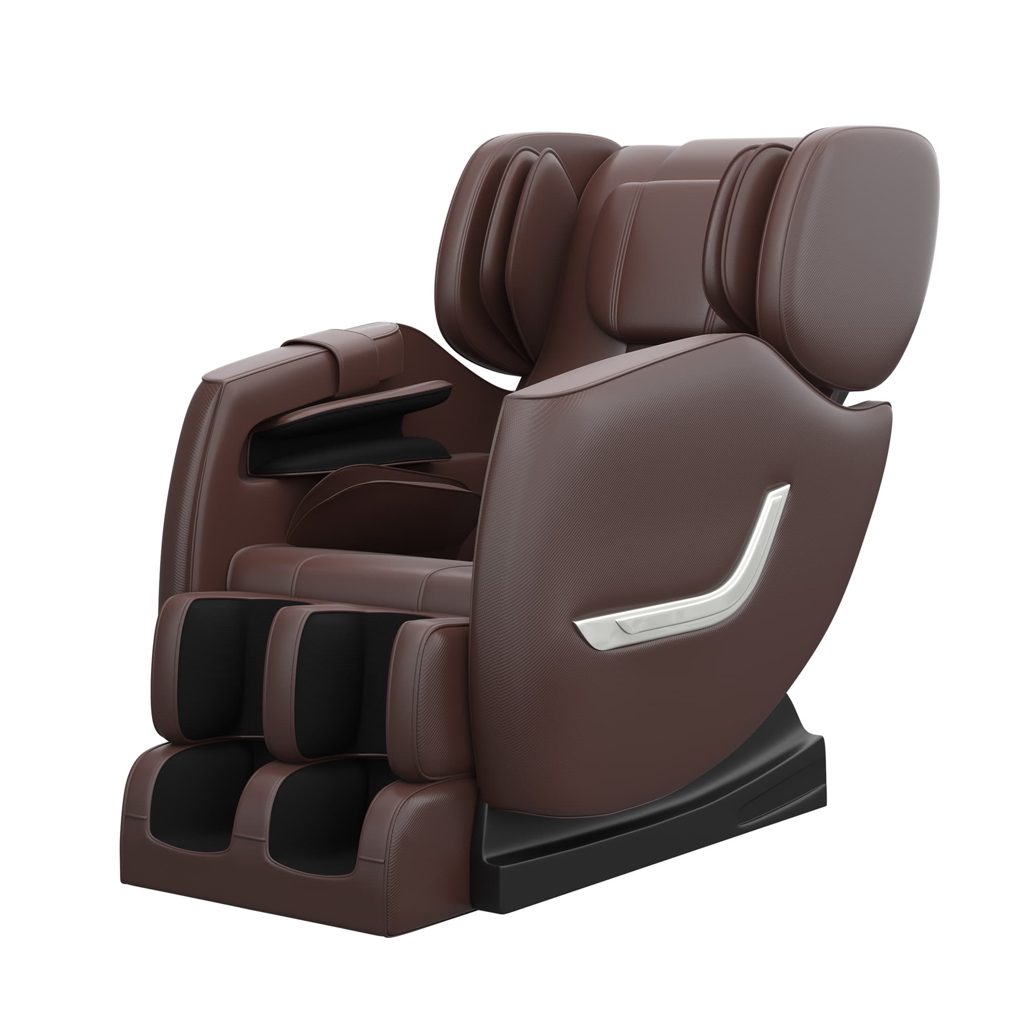 Front. Essen Blissed - Favor SS01 Full Body Zero Gravity with Shiatsu Massage Chair - Brown.