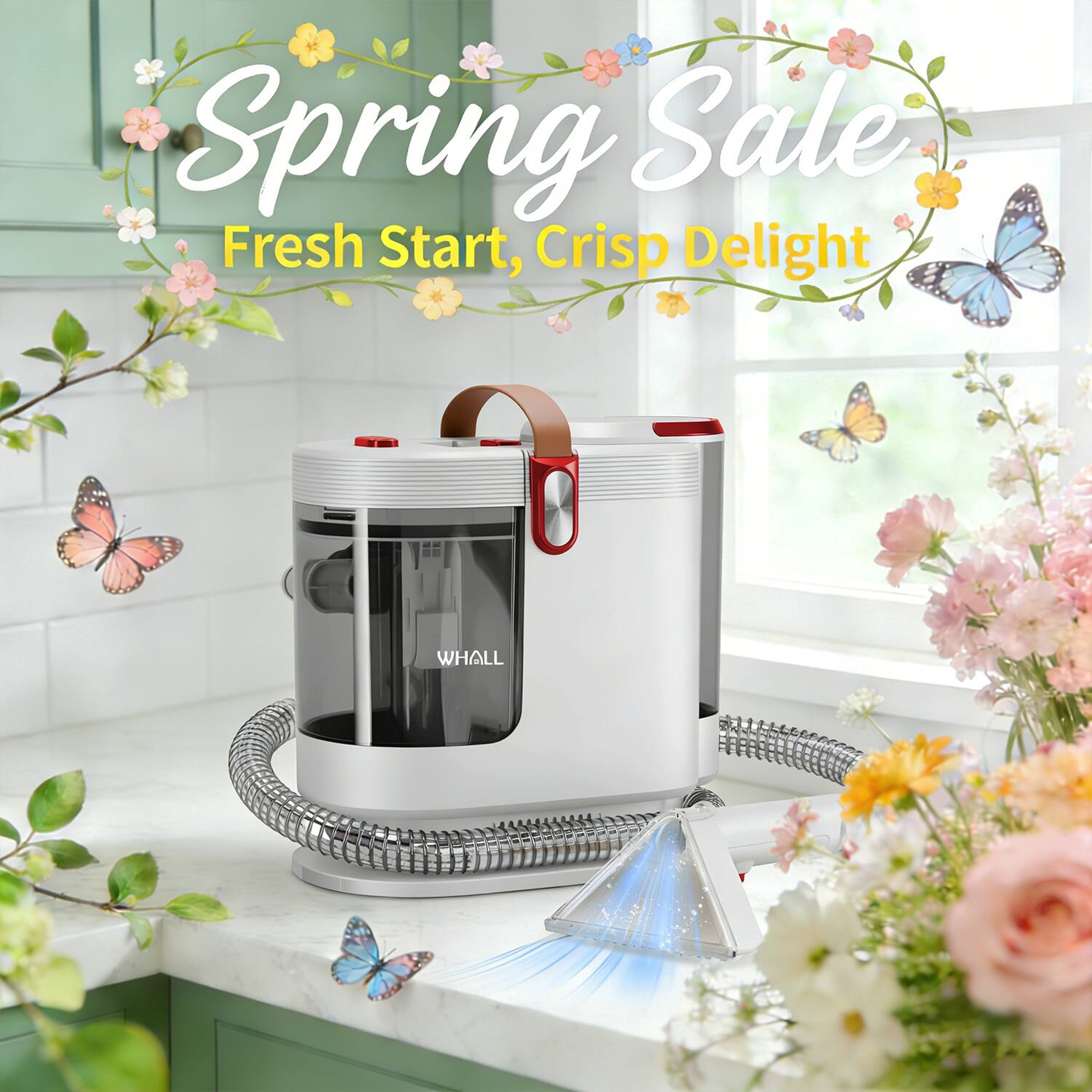 Spring Sale  
Fresh Start, Crisp Delight  
WHALL