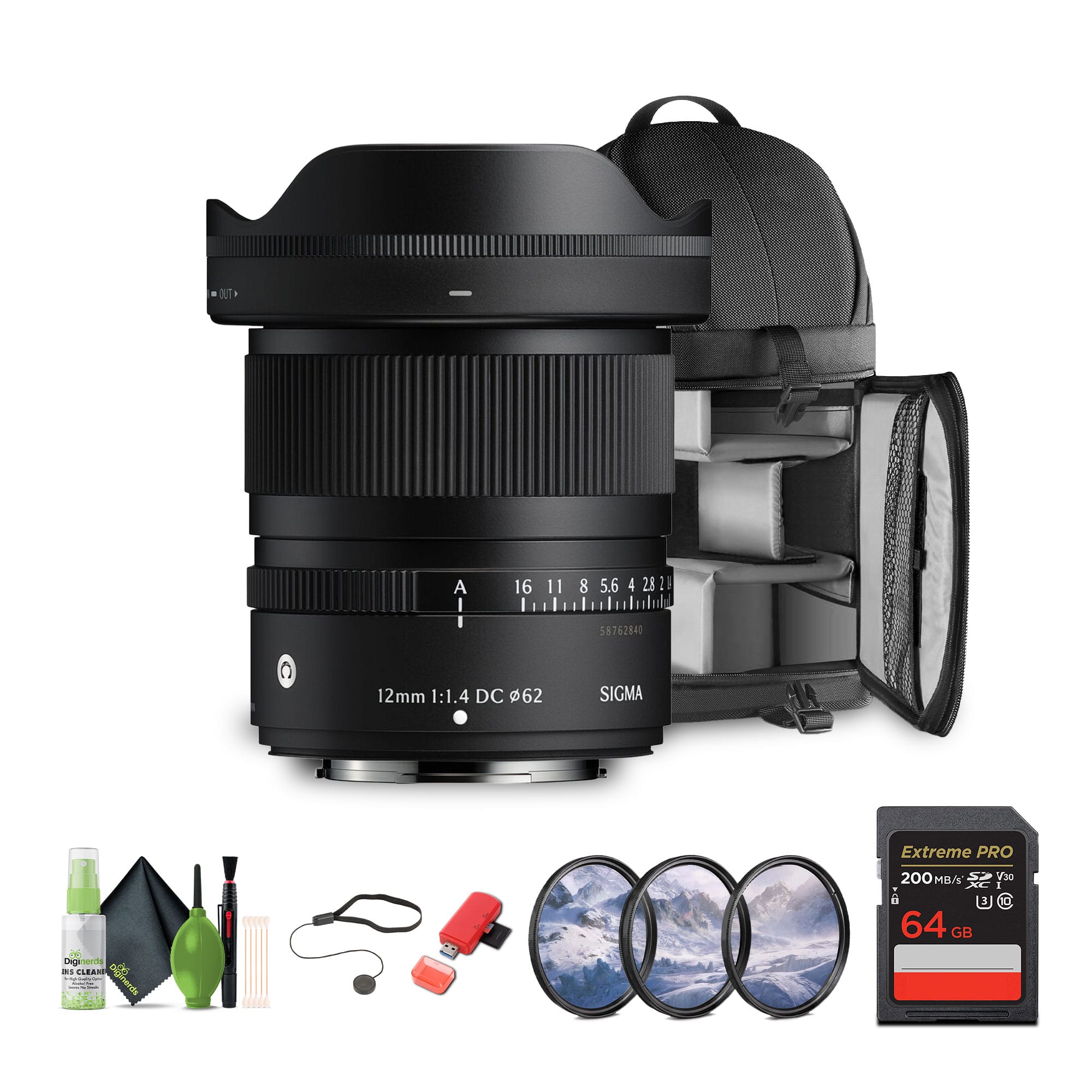 Sigma - 12mm f/1.4 DC Contemporary (FUJIFILM X) Bundle 1 - Black price history on PriceWatchPro