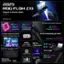 2025 ROG FLOW ZI3 Compact is the new impact. (GZ302) Copilot+PC AMD Ryzen TM Al Max+ 395 Processor with a 50 TOPs NPU Quad Channel Unified Memory 646B LPDDR5X BOOO RAM Shared by CPU & GPU can run 708 LLM locally ROG INTELLIGENT COOLING Liquid Metal Vapor Chamber 2nd Gen Arc Flow FansTM N ROG NEGULA DISPLAY Touchscreen with Gorilla Glass DXC 70Wh All the connectivity you need HDMI, Type-C, Type-A, MicroSD, Command Center - Supports fast charging 0-50% in 30 mins 16:10 QHD 180Hz 500 nits of brightness, 100% DCI-P3 DOLBY VISION ATMOS RGB gaming Wi Fi 7 keyboard cover Larger CERTIFIED with 7mm travel keycap and touchpad 5M IR + 2.65 lbs 13M Camera with Windows Hello 0.51" thin 4 Thin & light speakers Full CNC-milled Stylus/ Controller metal chassis Support