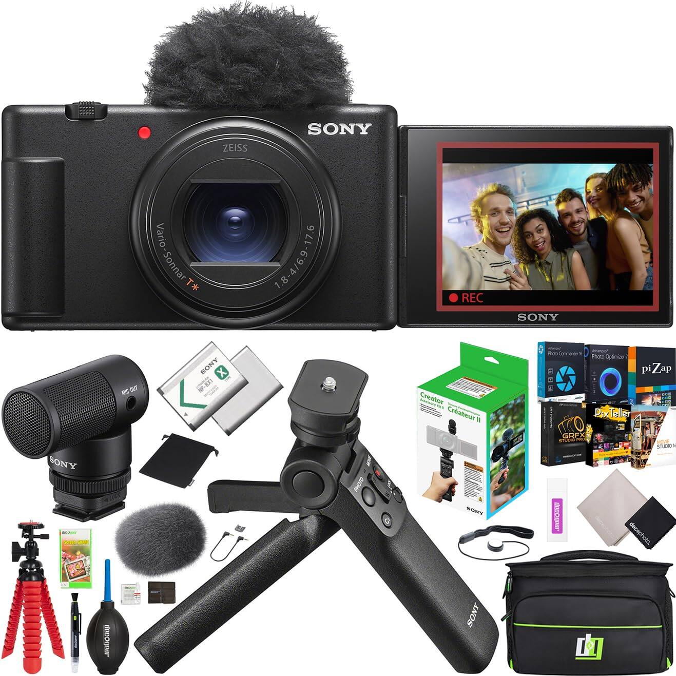 ZEISS SONY Vario-Sonnar T* 1.8-4/6.9-17.6  
REC SONY  
SONY NC OUT  
SONY X N~8  
RE1 PMOTO Creator Crateur E  
SN Ae Cmmat E Phot Optimize E  
pi Zap Pix PrcTeller LRO A GREX arok STUDO aDOOMD dPCOgINN  
SONY  

SONY Creator II  
Photo Optimizer  
piZap  
STUDIO  
LRO  
GREX  
aDoomD  
dPCOgINN  
SONY