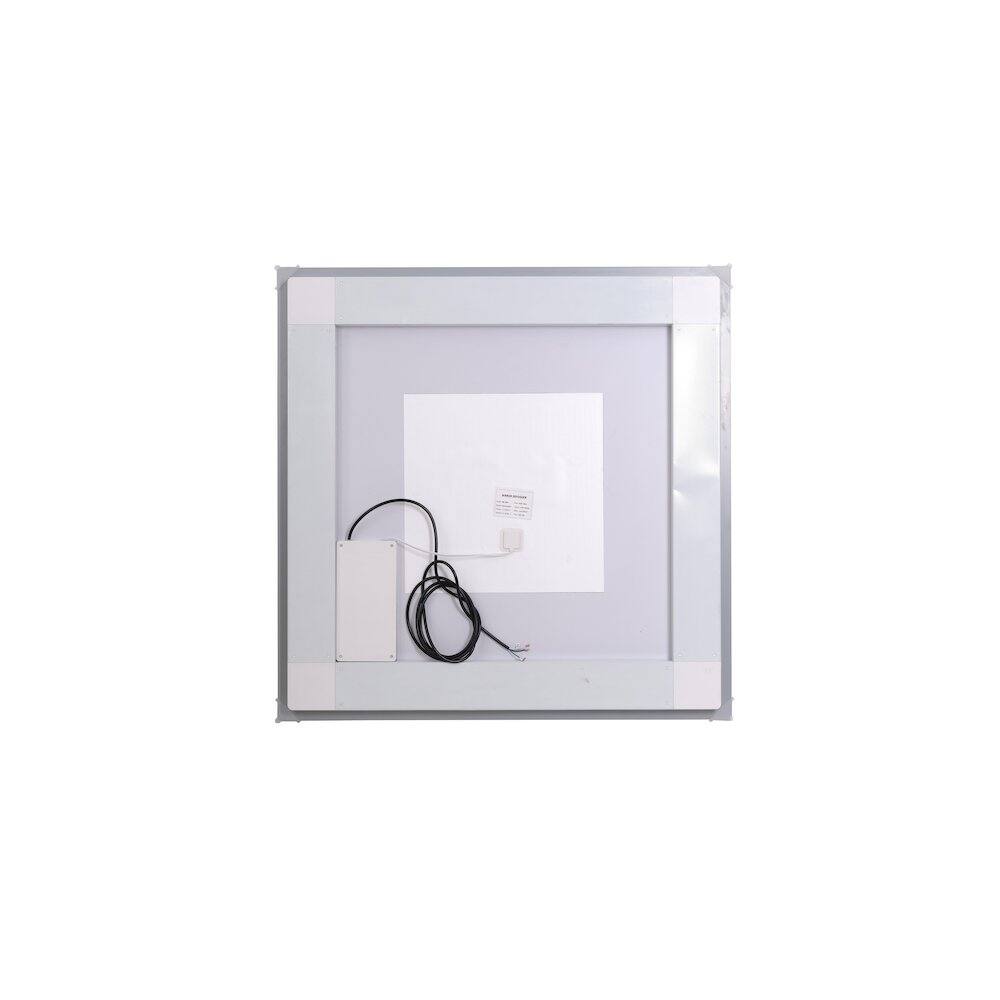 Angle. Elegant Kitchen and Bath - Riven 36X36 Led Mirror, Adjustable Color 3000K/4200K/6400K - White.