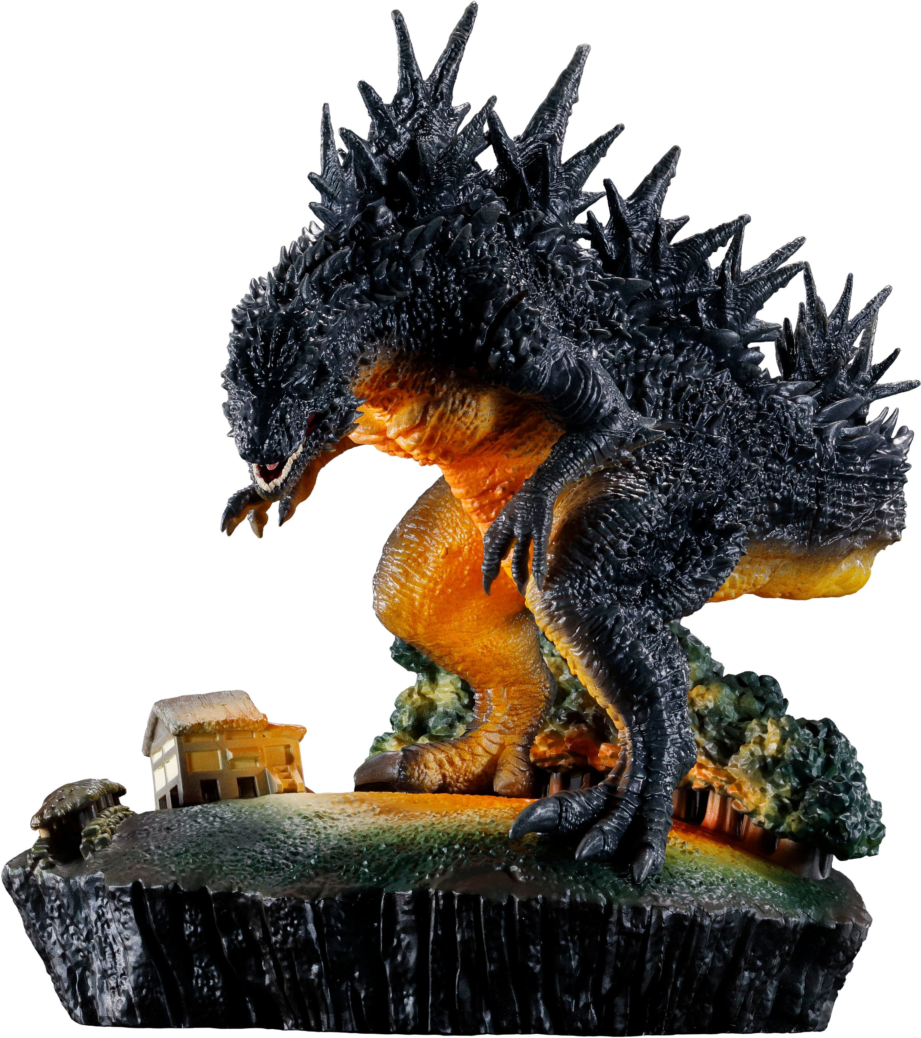 Alt View 10. Bandai - Godzilla -1.0 from 0 to -1- Godzilla - Megahouse Petitrama Ex 3.3" Figure - Styles May Vary.