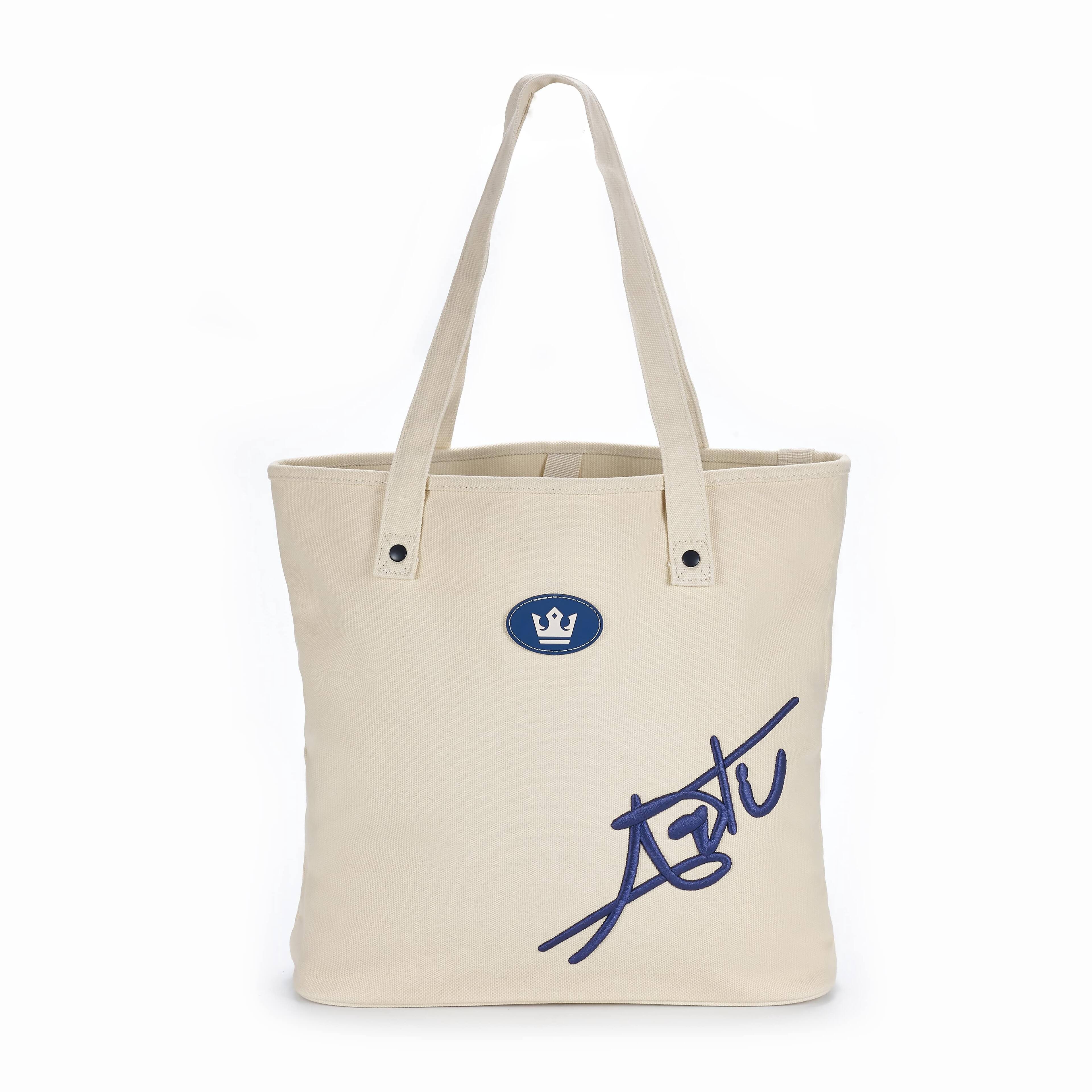 Front. ARTI - ARTI Cotton Tote Bag, Cream - Cream.