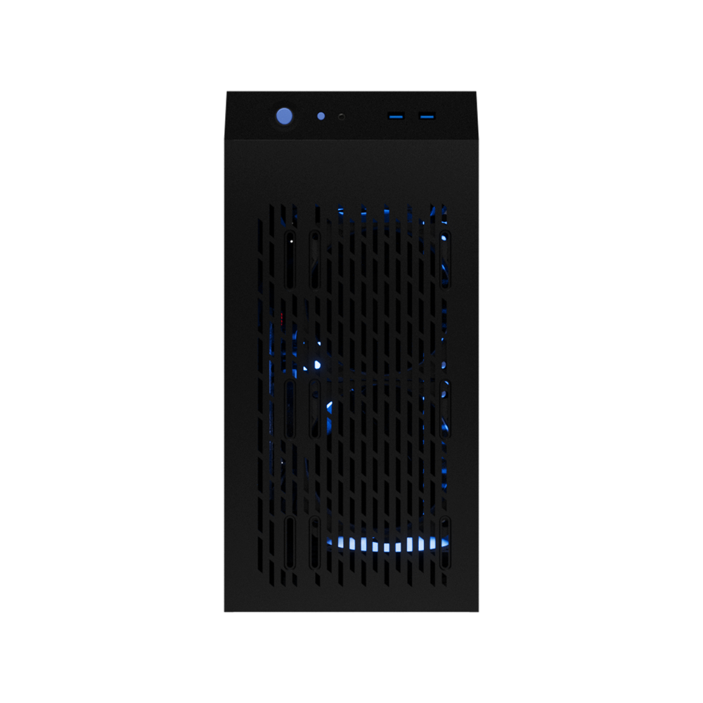 Alt View 5. MAINGEAR - MG-1 Ultimate Gaming Desktop - NVIDIA GeForce RTX 5090 - AMD Ryzen 7 9950X3D - 64GB DDR5 - 4TB NVMe SSD - WiFi 7 - RGB - Black.