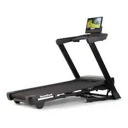 NordicTrack - T Series 16: Folding Treadmill with Incline & Decline, 16" Smart HD Touchscreen, & Powered by iFIT - Black