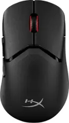 HyperX - Pulsefire Saga Pro Lightweight Wireless Optical Gaming Mouse with 4K Polling Rate - Wireless - Black - Front_Zoom