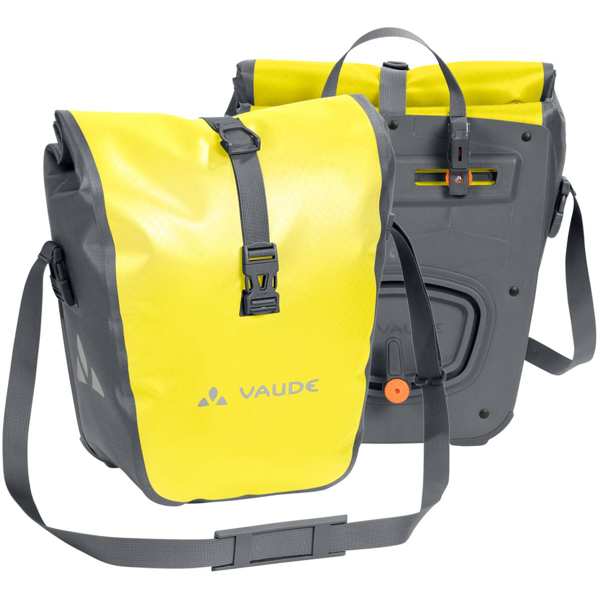 VAUDE - Aqua Front Waterproof Bike Panniers - Canary - Yellow