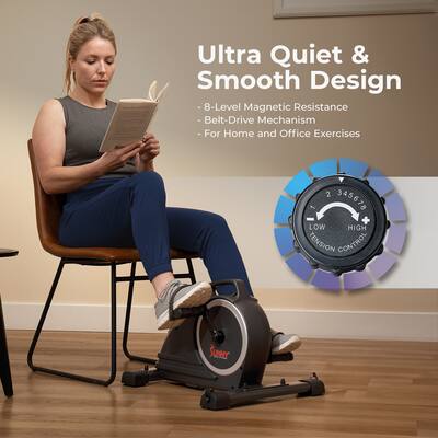 Sunny Health & Fitness Premium Smart Magnetic Mini Exercise Bike Sunny Health & Fitness Premium Smart Magnetic Mini Exercise Bike