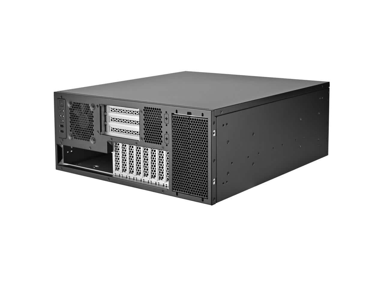 SilverStone - RM47-502-I 4U Rackmount Chassis w/Front Access Slots - Silver