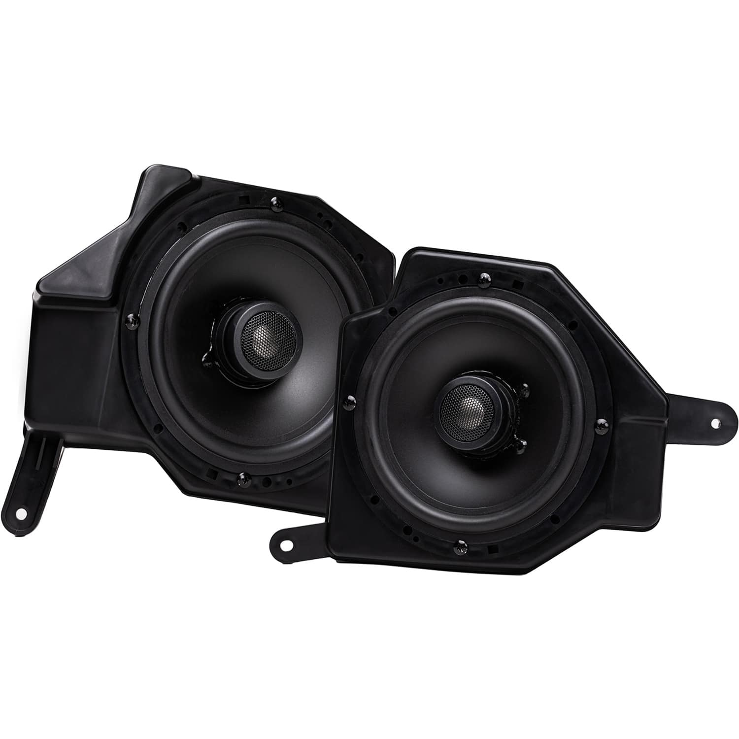 MB Quart - Tuned 6-1/2" Coaxial Car Speakers with Paper Cones (Pair) - Black - Front_Zoom