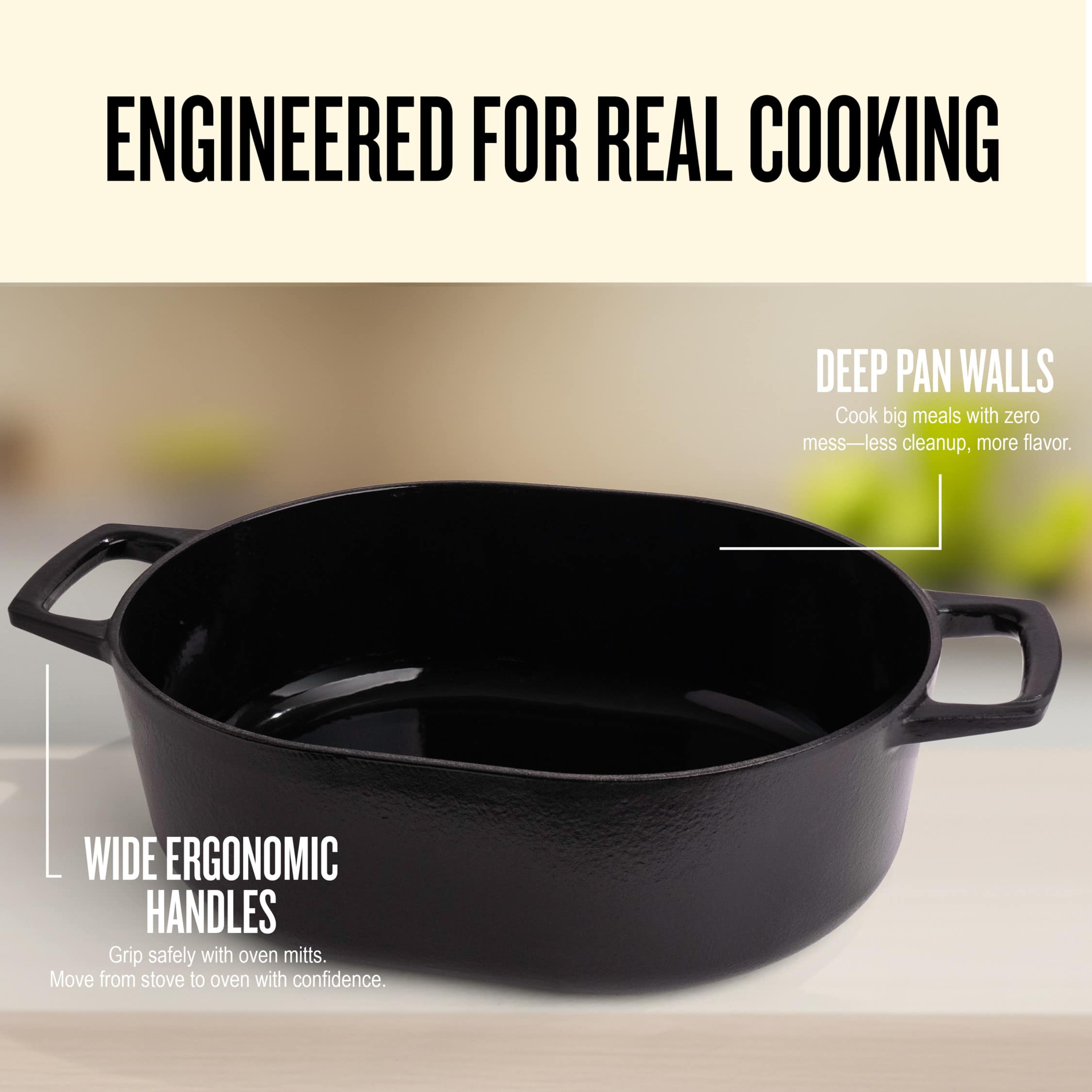 Alva Nori Enameled Cast Iron Dutch Oven - Thumbnail 4