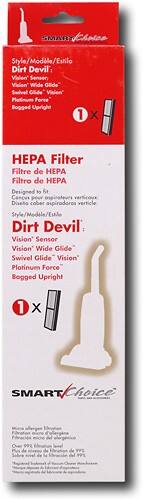 Front Standard. Smart Choice - Upright Filter for Royal Vision Upright Vacuums.