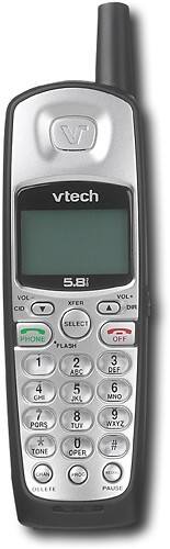 Best Buy: VTech 5.8GHz Cordless Phone System Silver IA5845