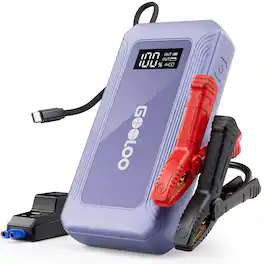 GOOLOO - G7 3000A Jump Starter – Built-in Charging Cable That Forms Carry Loop, 45W USB-C Fast Charge Power Bank