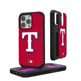 Keyscaper - MLB - Texas Rangers Red iPhone Solid Design Rugged Case - 15 - Multicolor