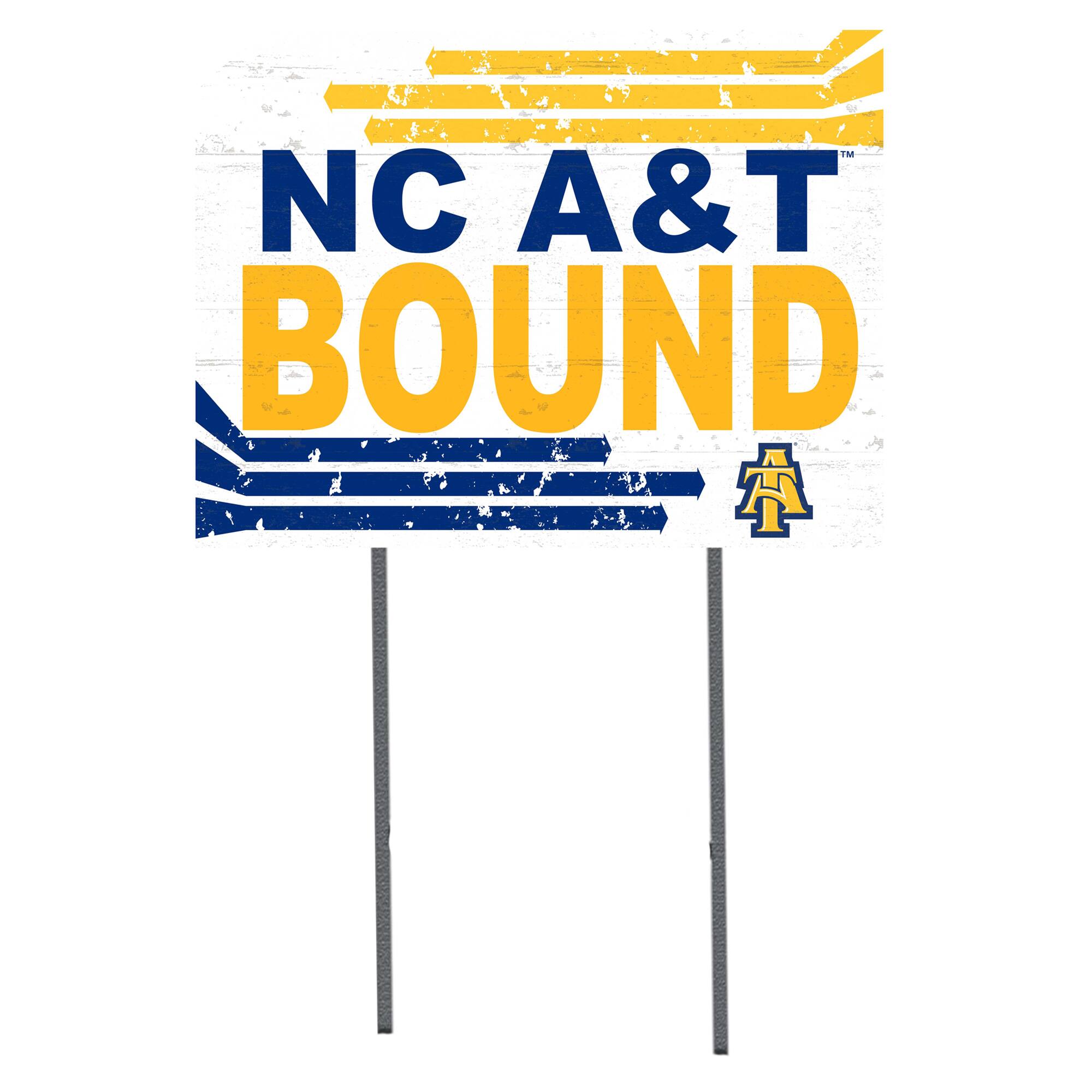 North Carolina A&T Aggies 18'' x 24'' Bound Yard Sign