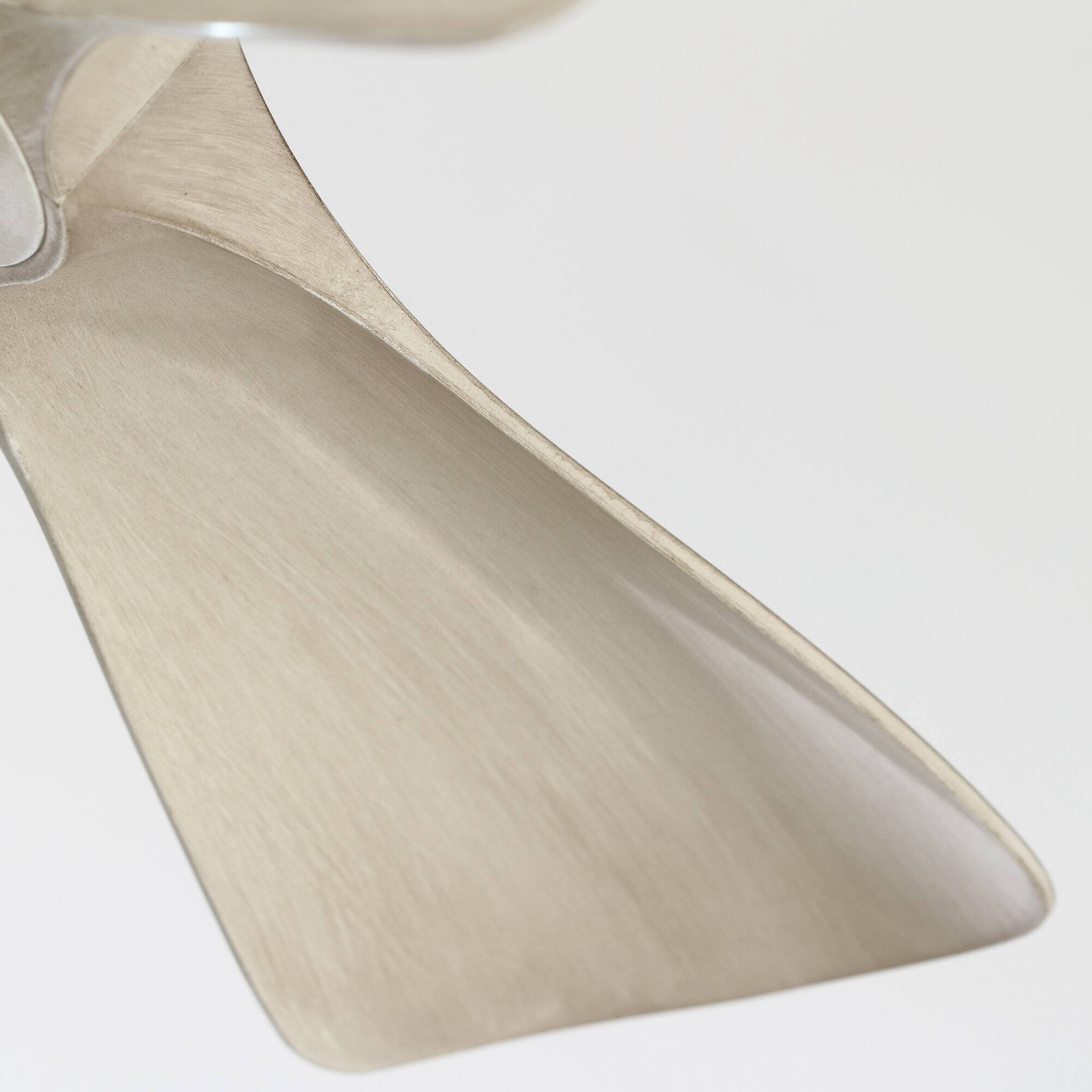 Alt View 4. Parrot Uncle - 28" Modern White Propoller LED Ceiling Fan with Remote Control - Beige.