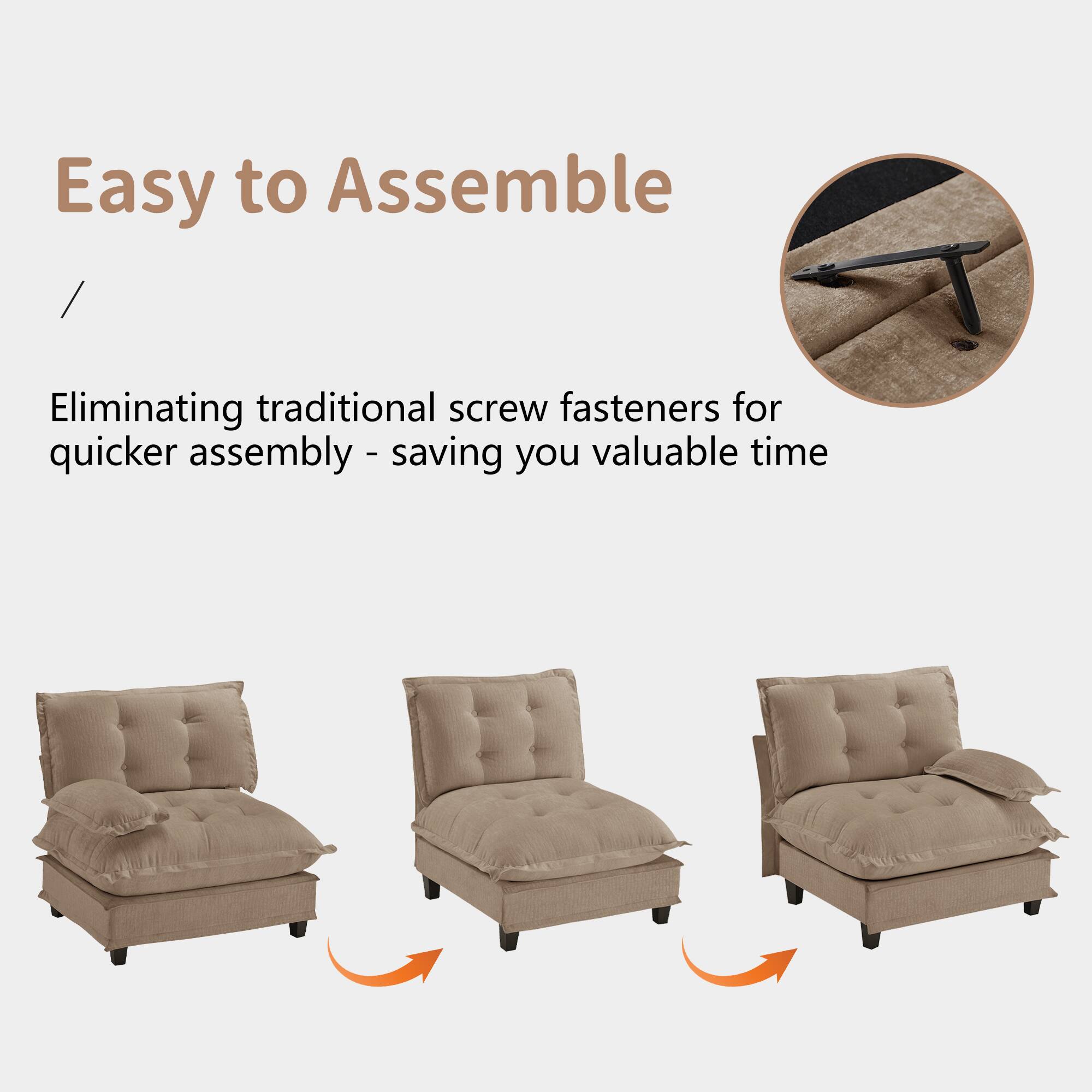 Easy to Assemble

Eliminating traditional screw fasteners for quicker assembly - saving you valuable time