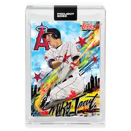 Topps - PROJECT 2020 Card 399 - 2011 Mike Trout by King Saladeen - Yellow
