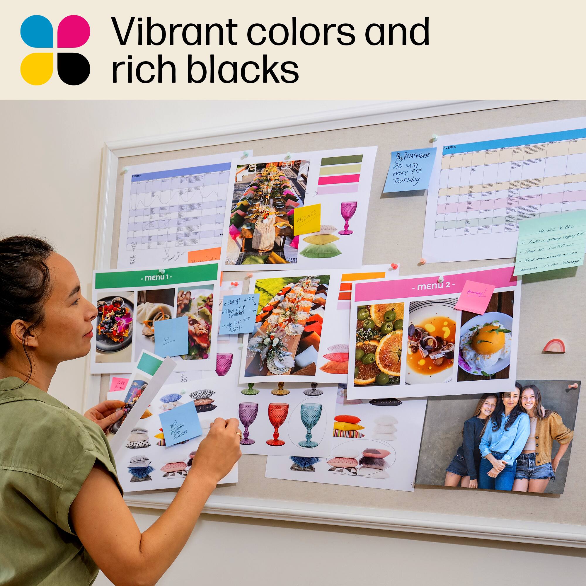 Vibrant colors and rich blacks. Reseerine FO MT sor Ney TukSday CT E ? PRATD - - 5 o P-8 - A o menu 1 se Ciaage : 0ga COM - DU or i Harg menu 2 Pery L Ps x - A