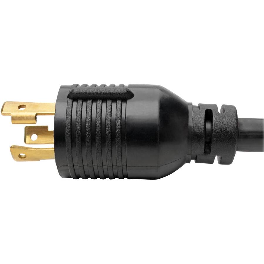 Alt View 4. Tripp Lite - Tripp Lite by Eaton Power Extension Cord NEMA L6-30P to NEMA L6-30R - Heavy-Duty 30A 250V 10 AWG 14 ft. (4.27 m) Black - Black.
