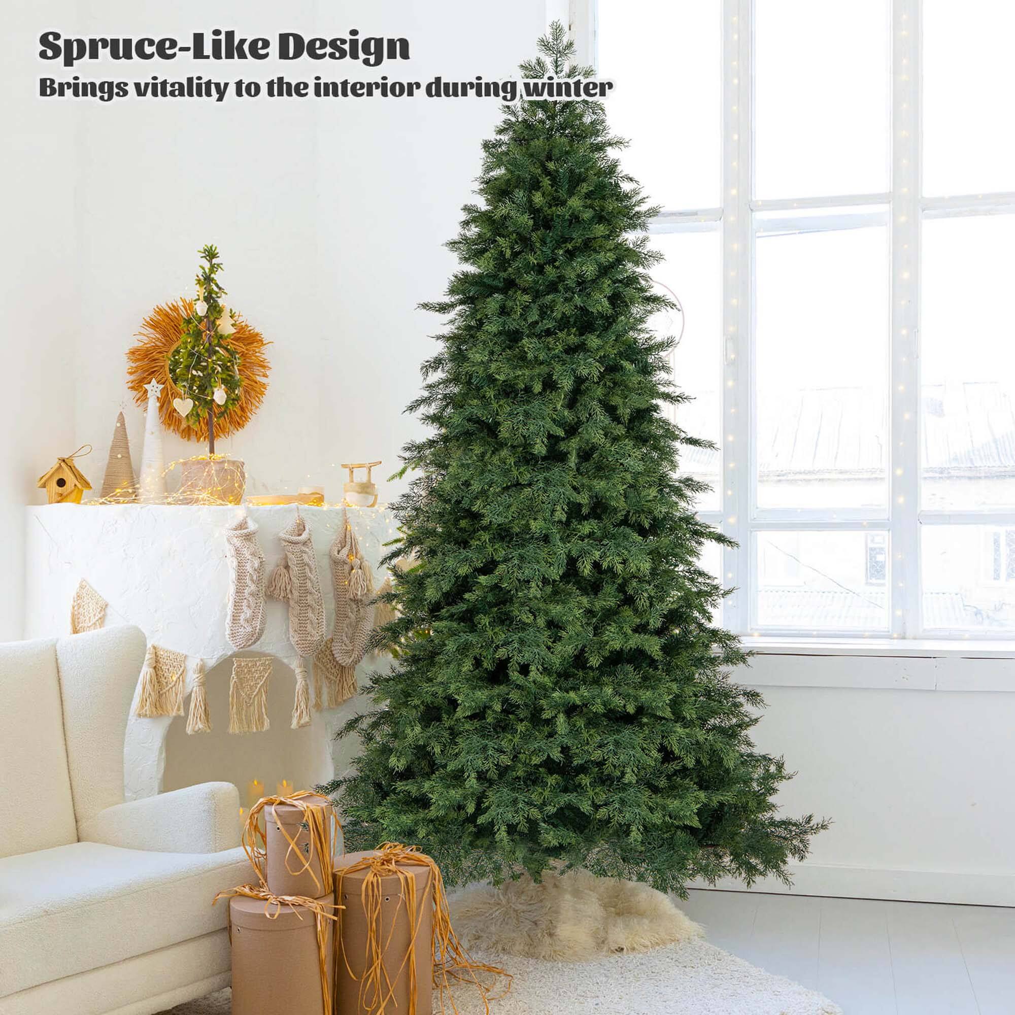 Spruce-Like Design Brings vitality to the interior during winter.