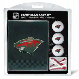 Team Golf - Minnesota Wild Embroidered Golf Gift Set - Multicolor