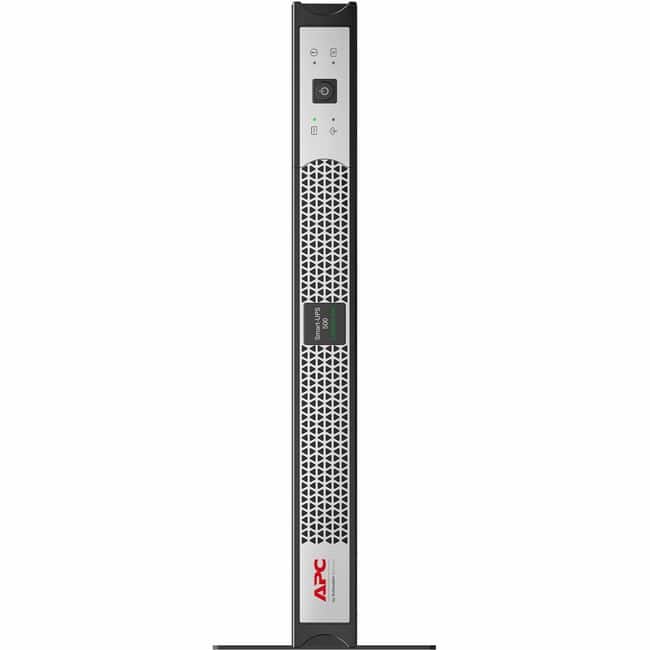 APC - Smart-UPS, Line Interactive, 500VA, Lithium-ion, Rackmount 1U, 120V, 4x NEMA 5-15R outlets, SmartConnect Port, Short - Black,Silver