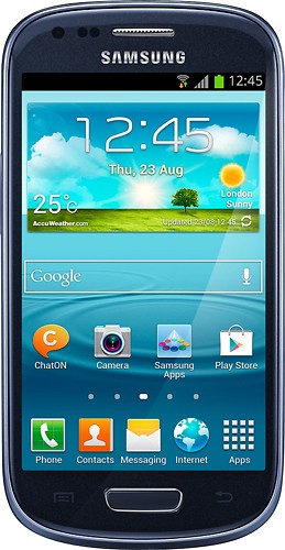  Samsung - Galaxy S III Mini Cell Phone (Unlocked) - Blue
