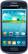 Front Standard. Samsung - Galaxy S III Mini Cell Phone (Unlocked) - Blue.