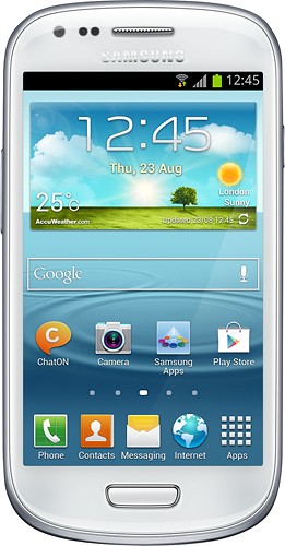  Samsung - Galaxy S III Mini Cell Phone (Unlocked) - White