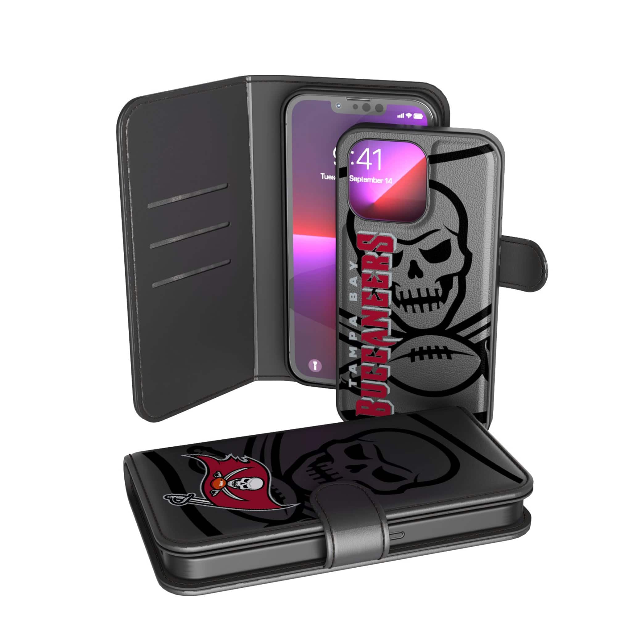 Keyscaper - NFL - Tampa Bay Buccaneers iPhone Wallet Case - 12/12 Pro - Multicolor price history on PriceWatchPro