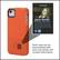 Front Standard. Findables - Case for Apple® iPhone® 4 and 4S - Orange.
