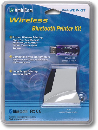 Best Buy: AmbiCom Air2Net Bluetooth Printer Kit WBP-KIT