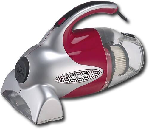 Angle Standard. Dirt Devil - Bagless HEPA Hand Vacuum - Red.