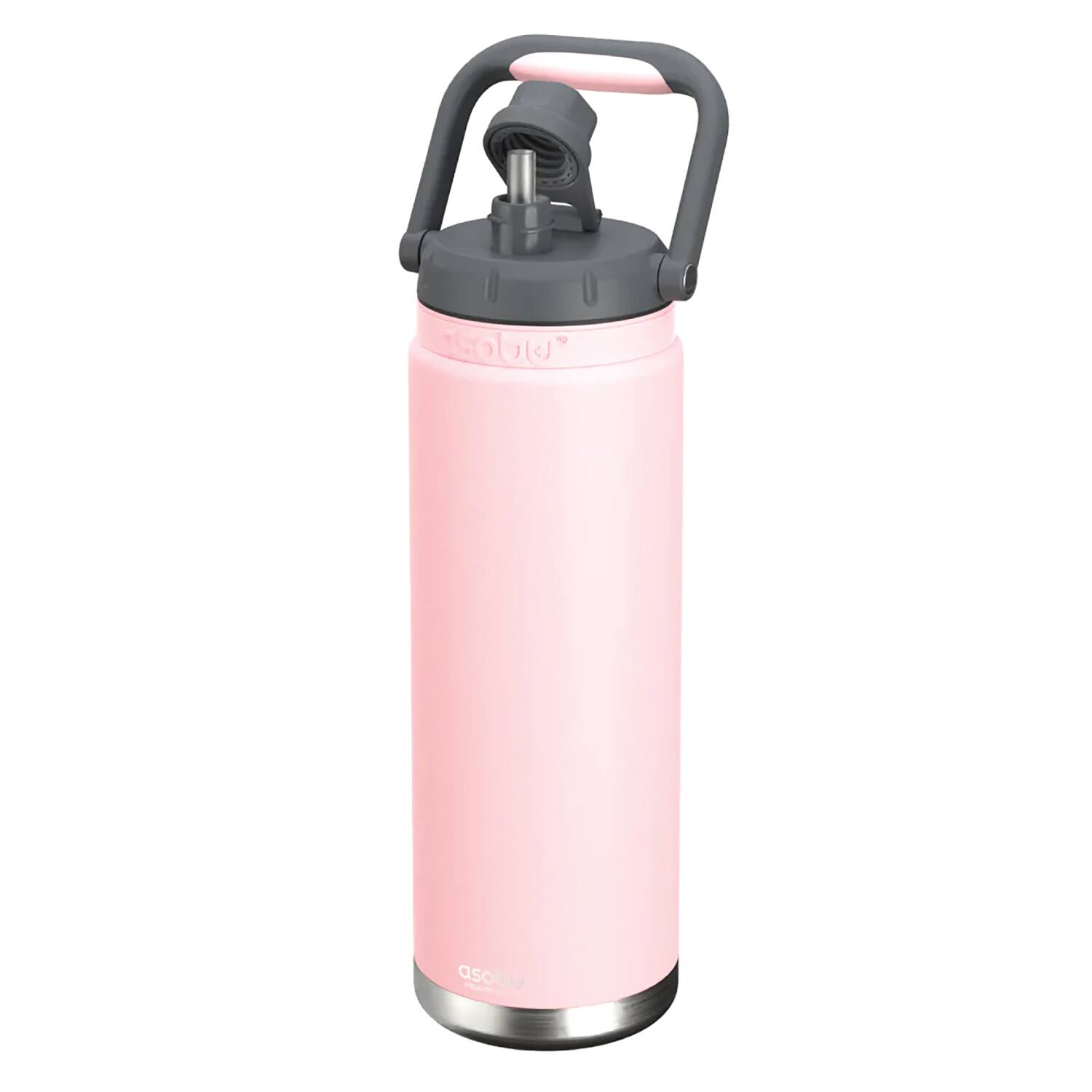 Angle. Asobu - Asobu Tmf7p Canyon 50-oz. Insulated Water Bottle With Full Hand Comfort Handle (pink) - pink.