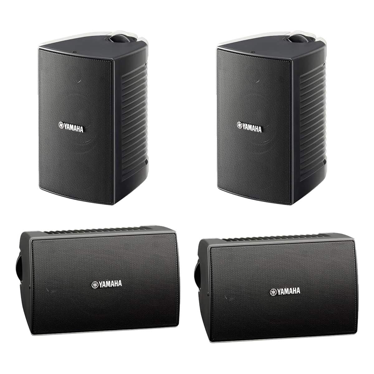 Yamaha - NS-AW194 High Performance Outdoor Speakers - 4-Pack - Black